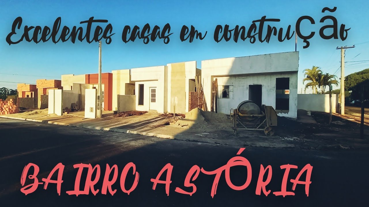 A pé  no bairro Astória,Tatuí-SP
