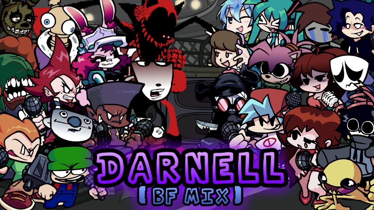 FNF Darnell (BF MIX) But Every Turn A Different Cover Is Used 🗣️📢🔥