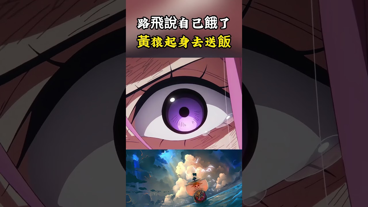 這下可以確定是黃猿給路飛送飯了吧，路飛說自己餓了，原本躺著的黃猿立馬就坐了起來#onepiece #海賊王 #luffy