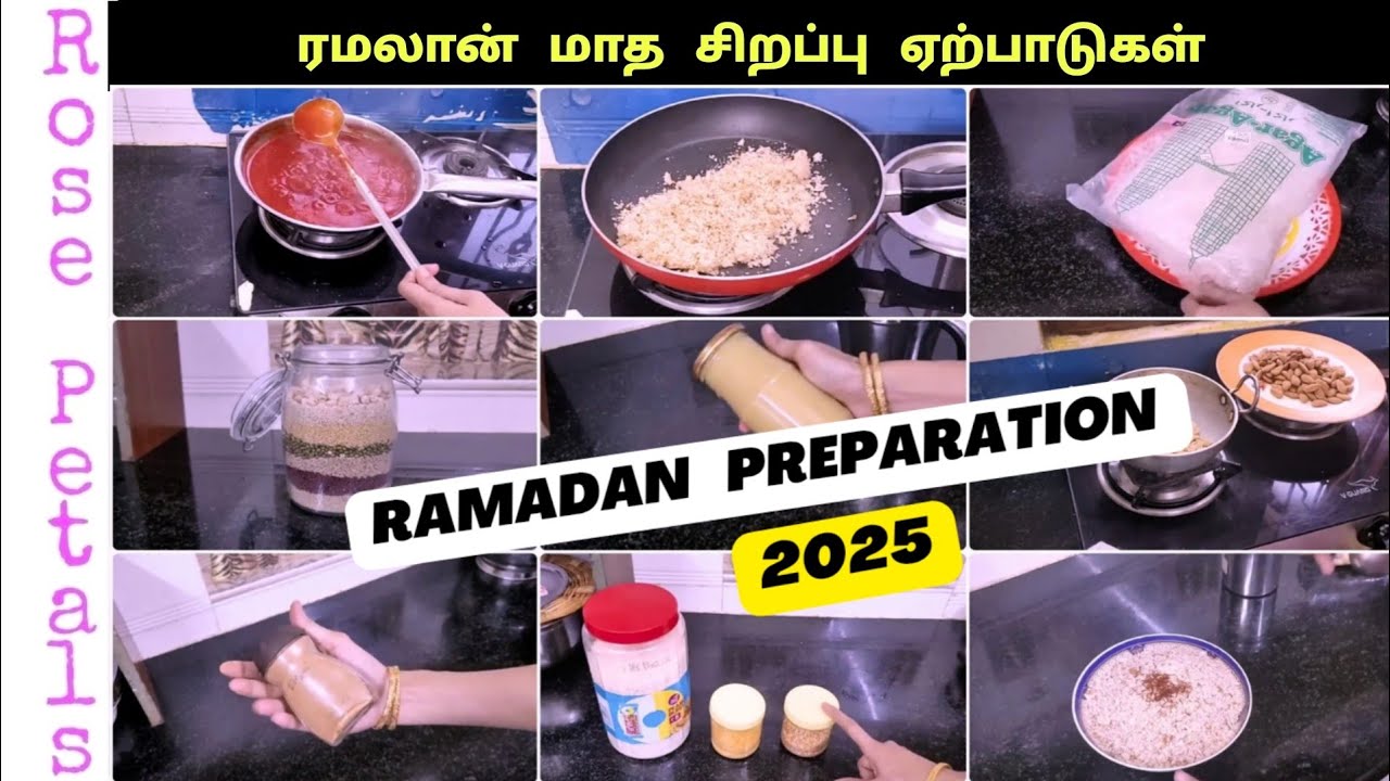 RAMADAN 2025🌛 Pre Preparation/🔥Useful Tips/✨️ Instant mix/Rose Petals