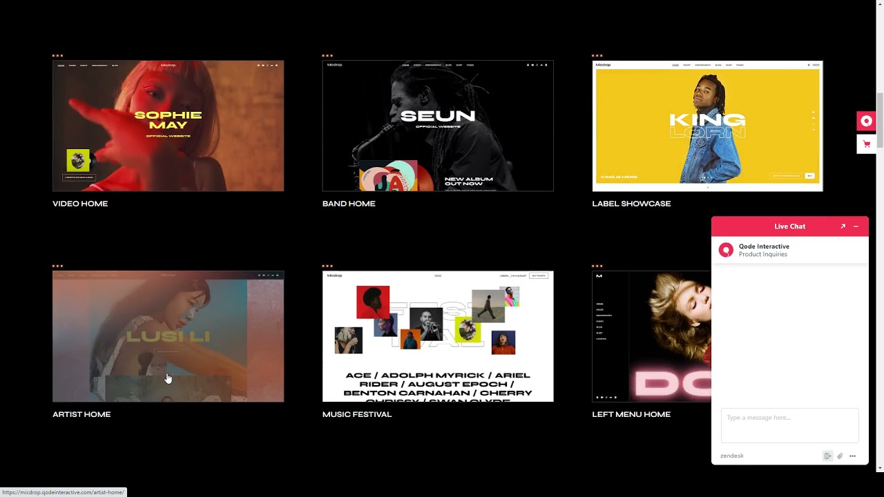 Micdrop - Music WordPress Theme album music wordpress