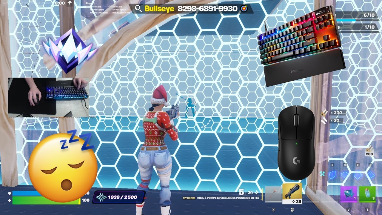 ASMR Apex Pro Tkl 3 🤩 Piece Control 1v1 🏆Satisfying Keyboard Fortnite 240FPS 4k
