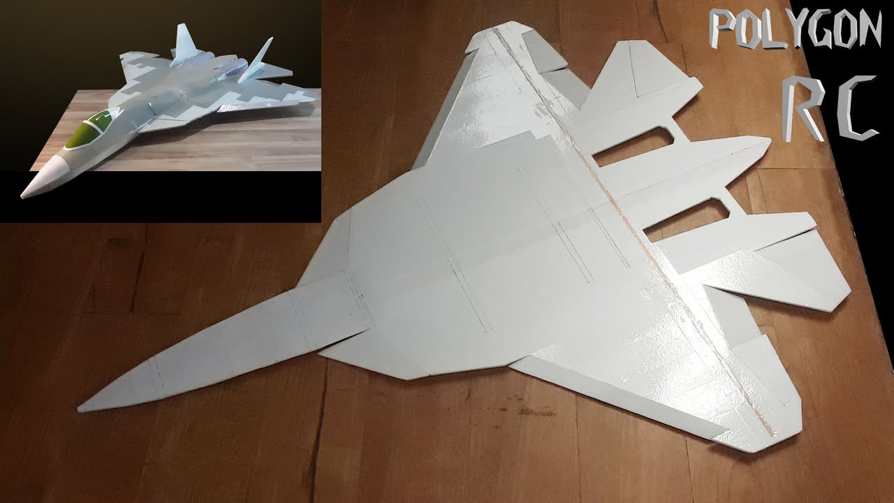 How I build my DIY Su-57 part 1-Polygon RC by Mr. Oak
