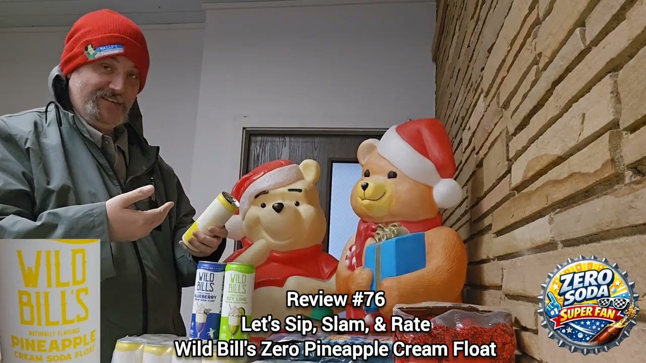 Zero Soda Super Fan Reviews Wild Bill's Soda Pineapple Float Zero #zerosodasuperfan #foodreview