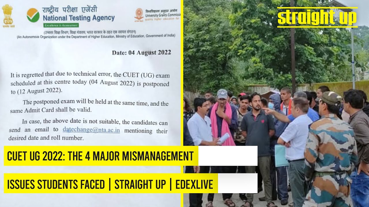 CUET UG 2022: The 4 major mismanagement issues students faced | Straight Up