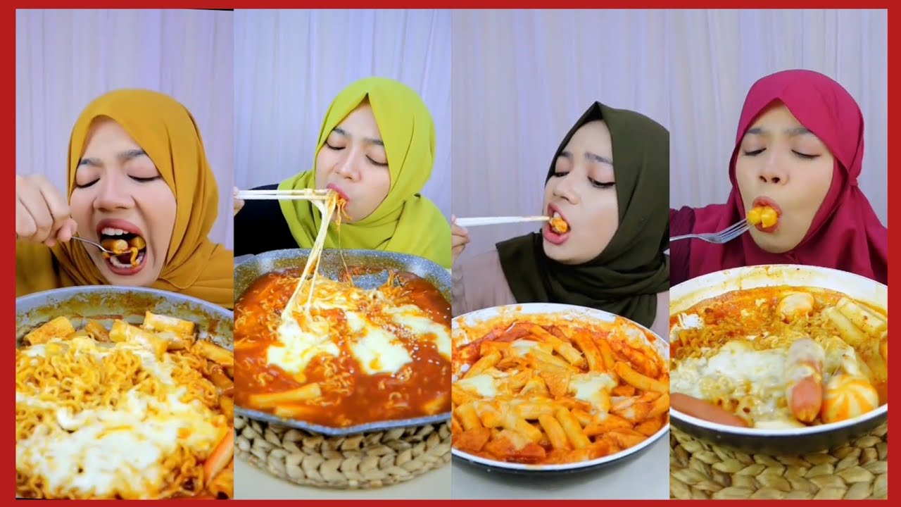 🔴Terbaru‼️Kumpulan mukbang topokki ZAHRAH ATEERAH #mukbang #mukbangtiktok #zahrahateerah