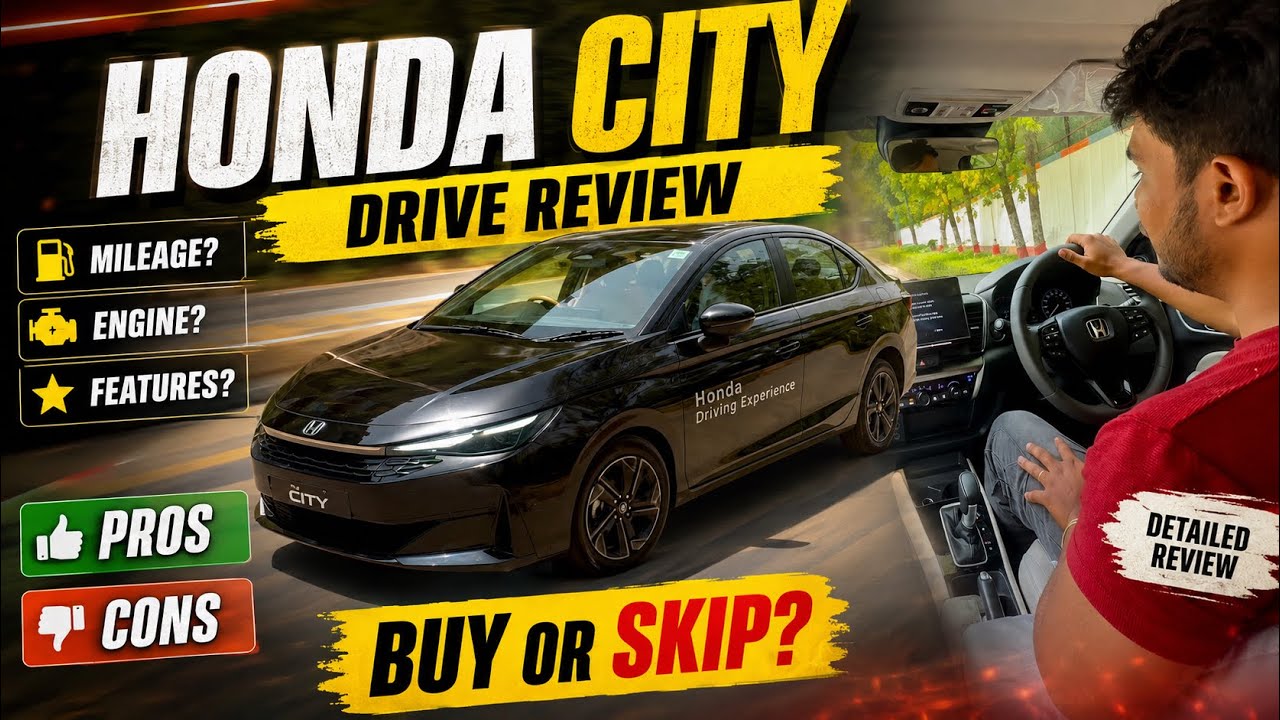 Honda City 2026 Drive Review 🔥 | Mileage, Features, Comfort & Pros/Cons Explained | City Facelift
