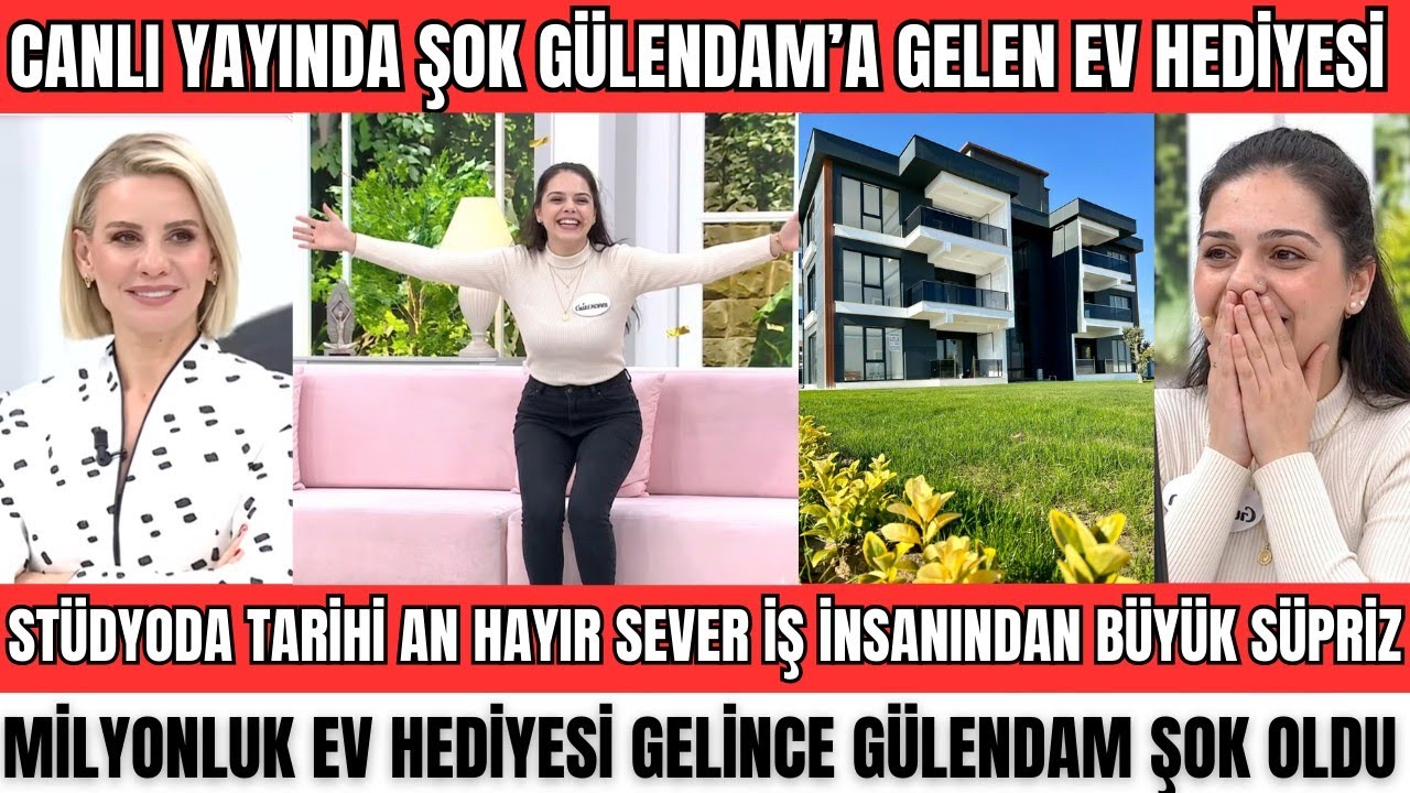 Esra Erol'da TARİHİ AN GÜLENDAM'A MİLYONLUK EV HEDİYESİ HAYIR SEVER İŞ ADAMI BÜYÜK JEST YAPTI 
