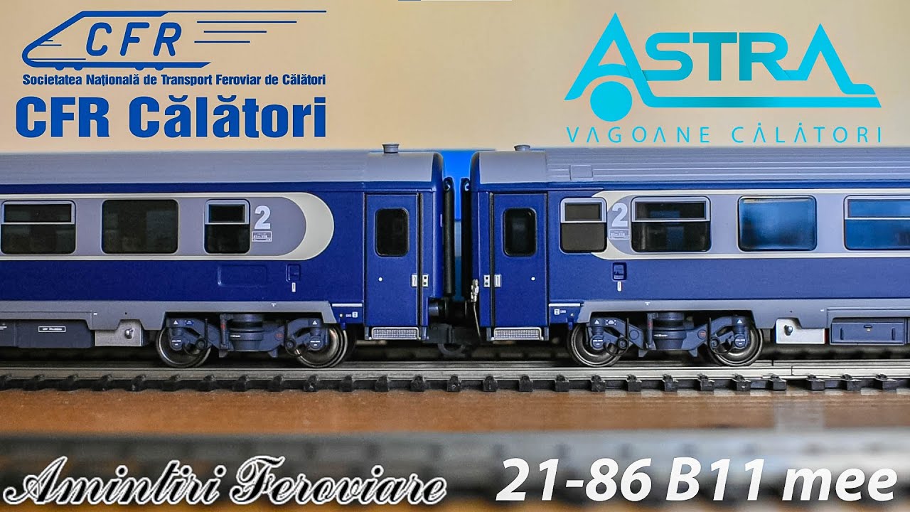 Unboxing & Prezentare Vagon AVA 200 clasa a doua seria 21-86 B11mee | AF 20027 & 20028