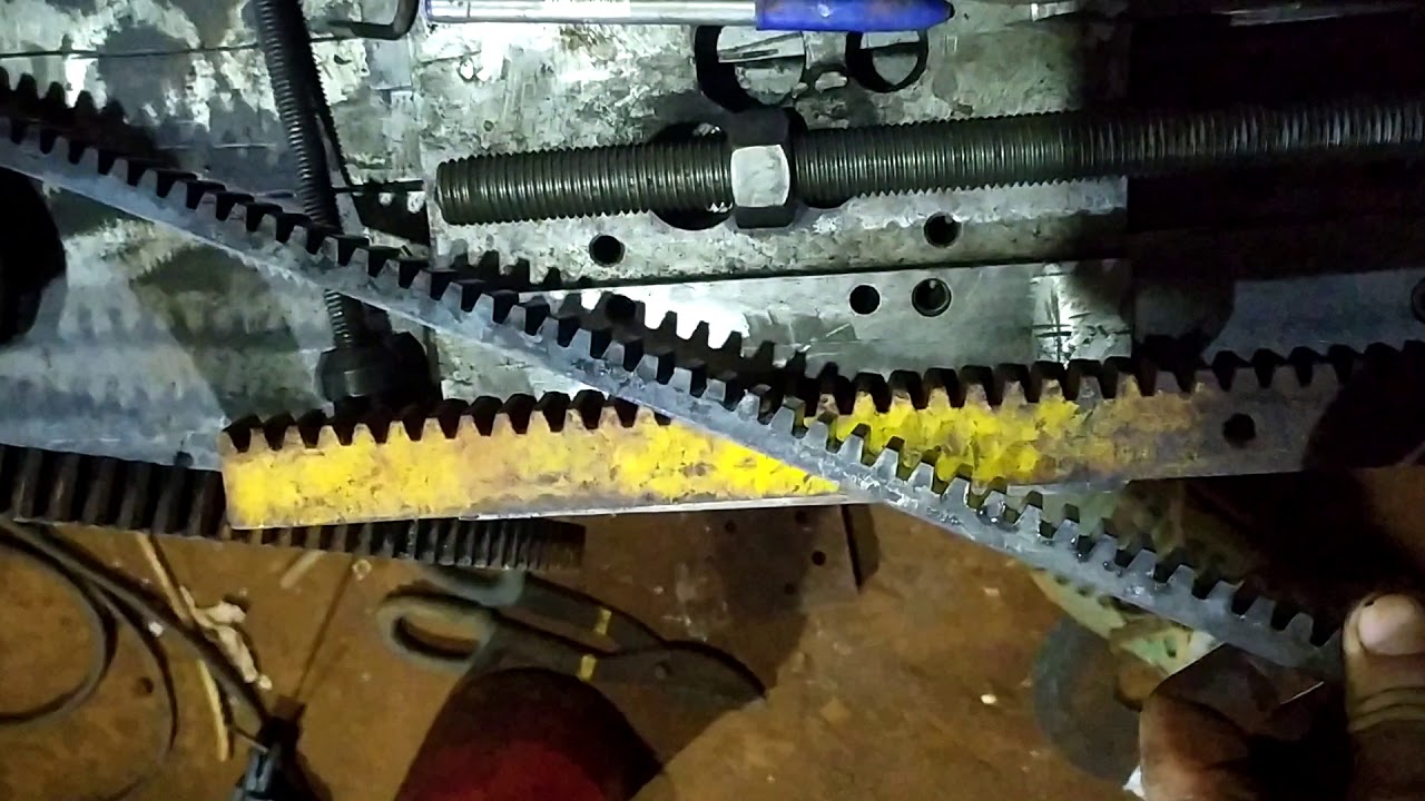 Cremalheira para torno caseiro ou furadeira
