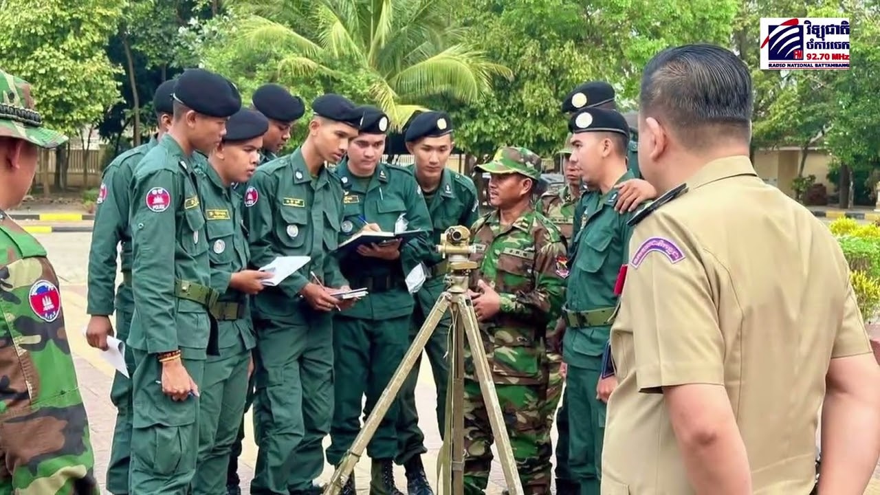 កម្លាំងនគរបាលជាប់ថ្មី ទទួលបានការហ្វឹកហាត់ការប្រើប្រាស់យុទ្ធវិធី និងអាវុធគាំទ្រ ពីគ្រូបង្គោល មកពី...