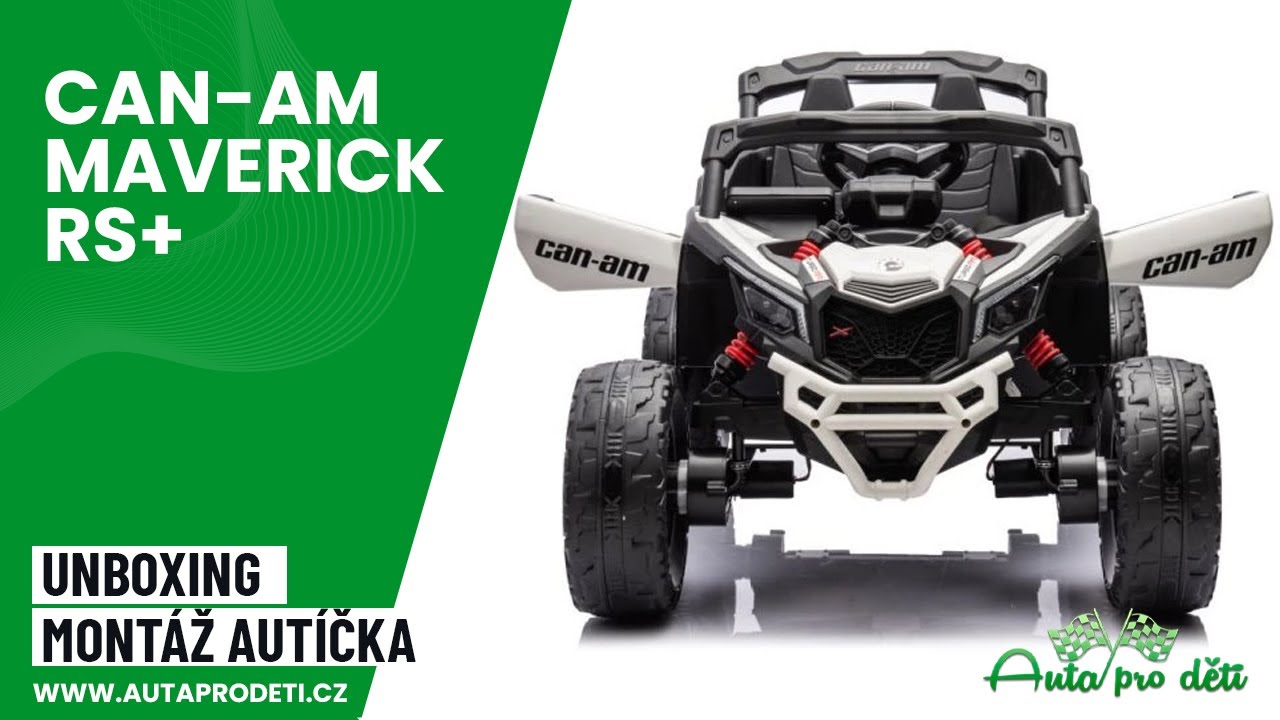 CAN-AM Maverick 4x200W | UNBOXING | WWW.AUTAPRODETI.CZ