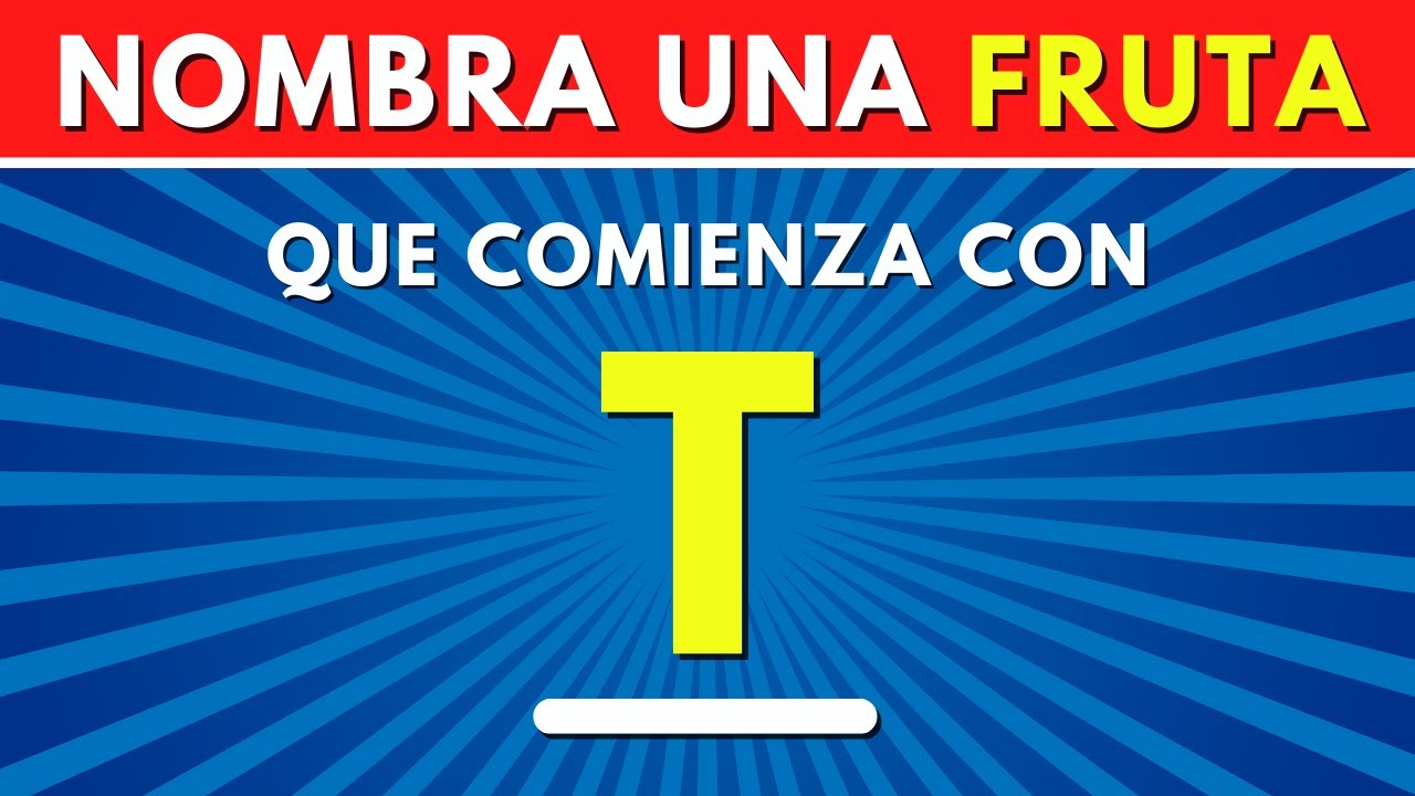 ⚡🧠 ENCUENTRA una PALABRA que EMPIECE con… | Reto de Letras EXTREMO 😱