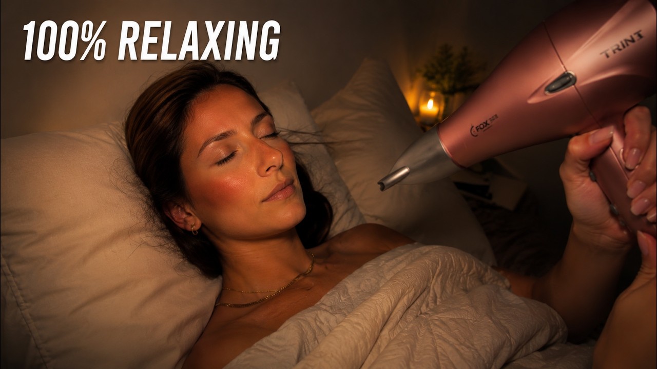 100% Cozy & Relaxing Hair Dryer Sound for Melting the Stress Away