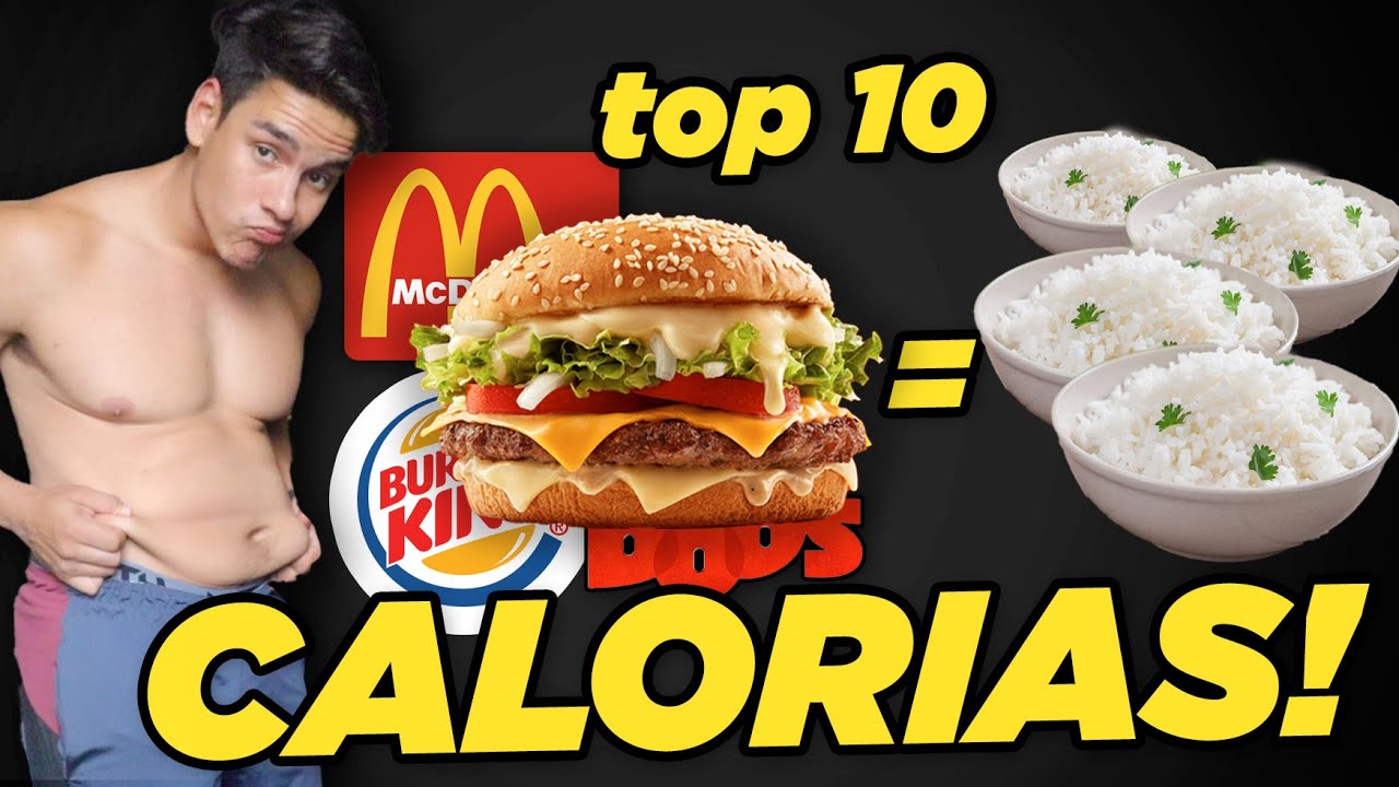 OS 10 LANCHES DE FAST FOOD BRASILEIROS QUE MAIS ENGORDAM! *calorias absurdas* #comparandocalorias