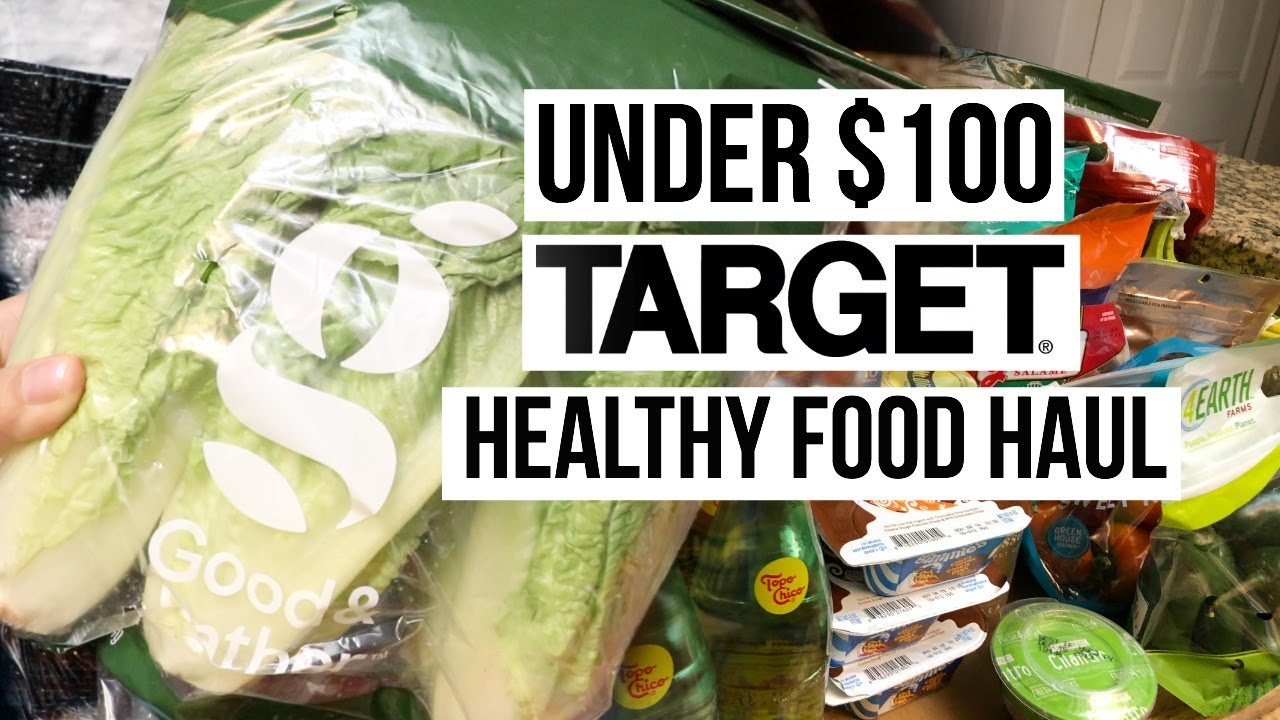 TARGET HEALTHY FOOD HAUL : UNDER $100 | SCCASTANEDA