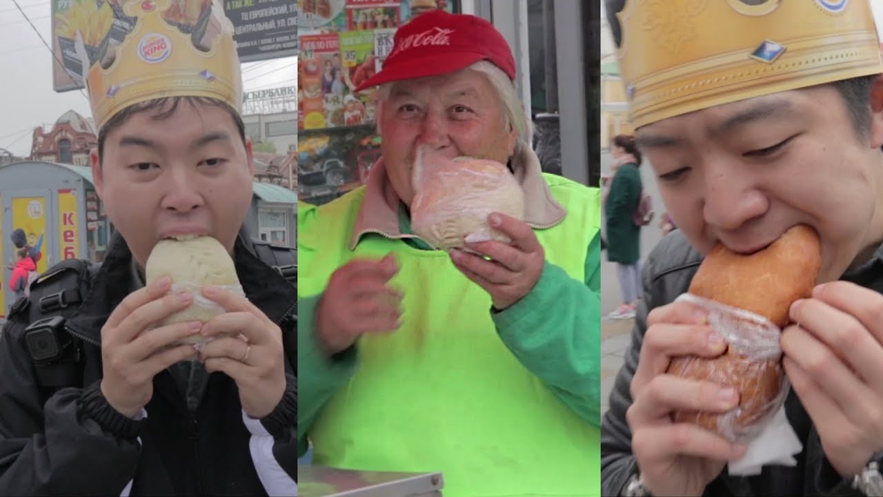 러시아 길거리 음식 먹어봤습니다. 🇷🇺 Russian street food