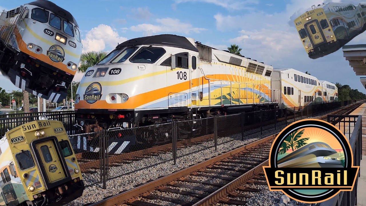 Sunrail Evening Rush Railfanning at Meadow Woods FT: Lots of Horn Action, 2006, & More!