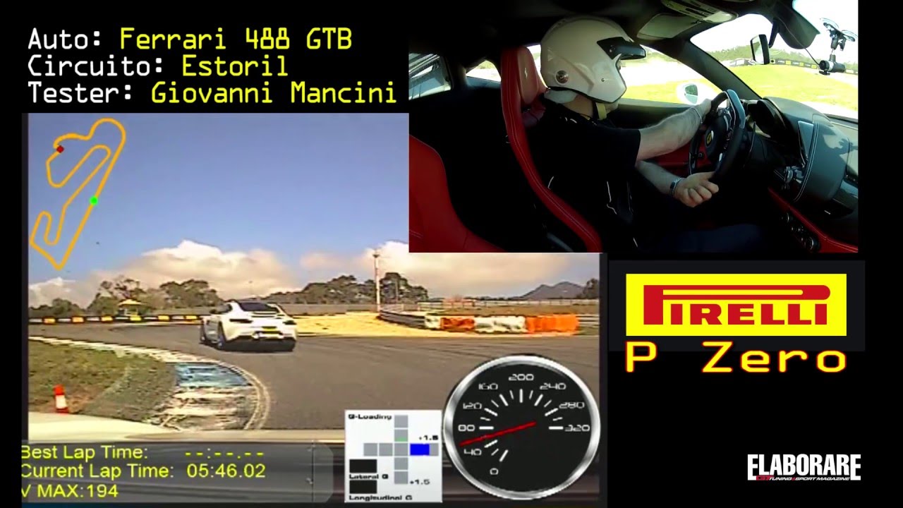 Ferrari 488 GTB Turbo Sound 669 cv Estoril Pirelli Pzero