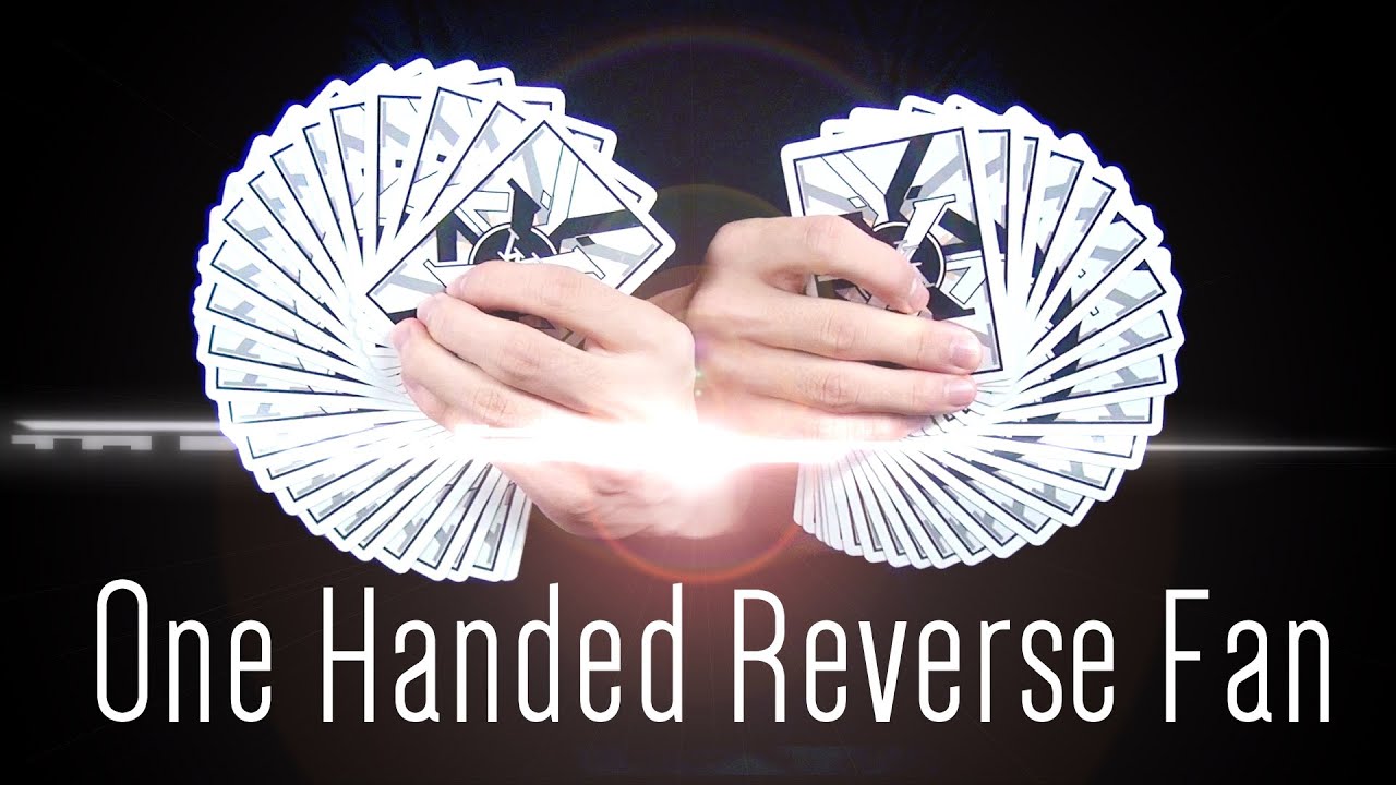 Tutorial de leque - One Handed Reverse Fan