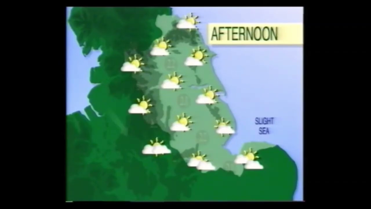 Yorkshire Weather - Monday 22nd June 1992