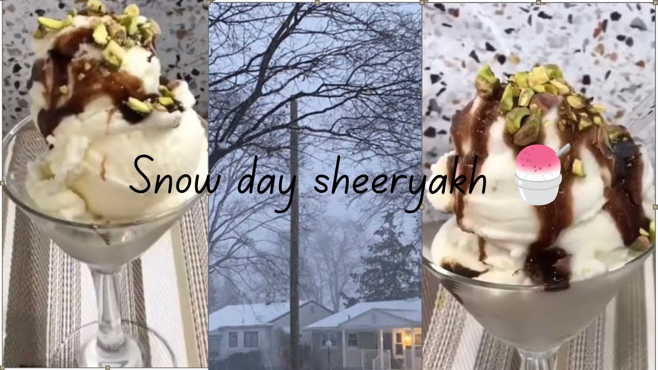 Afghani sheeryakh Recipe| A perfect snow day ice cream recipe🍦🍧🍧🍨| Cooking Zone Afghan| 