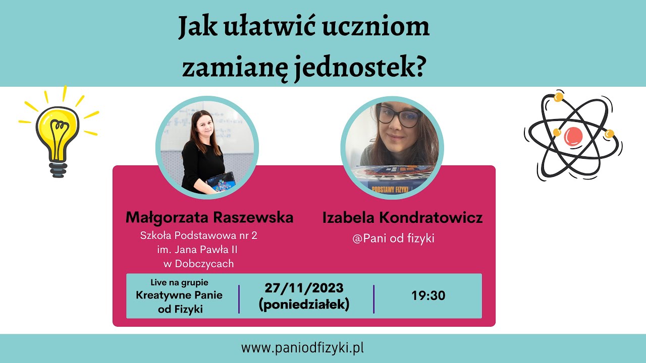 Fizy-Live #3 Jak ułatwić uczniom zamianę jednostek?