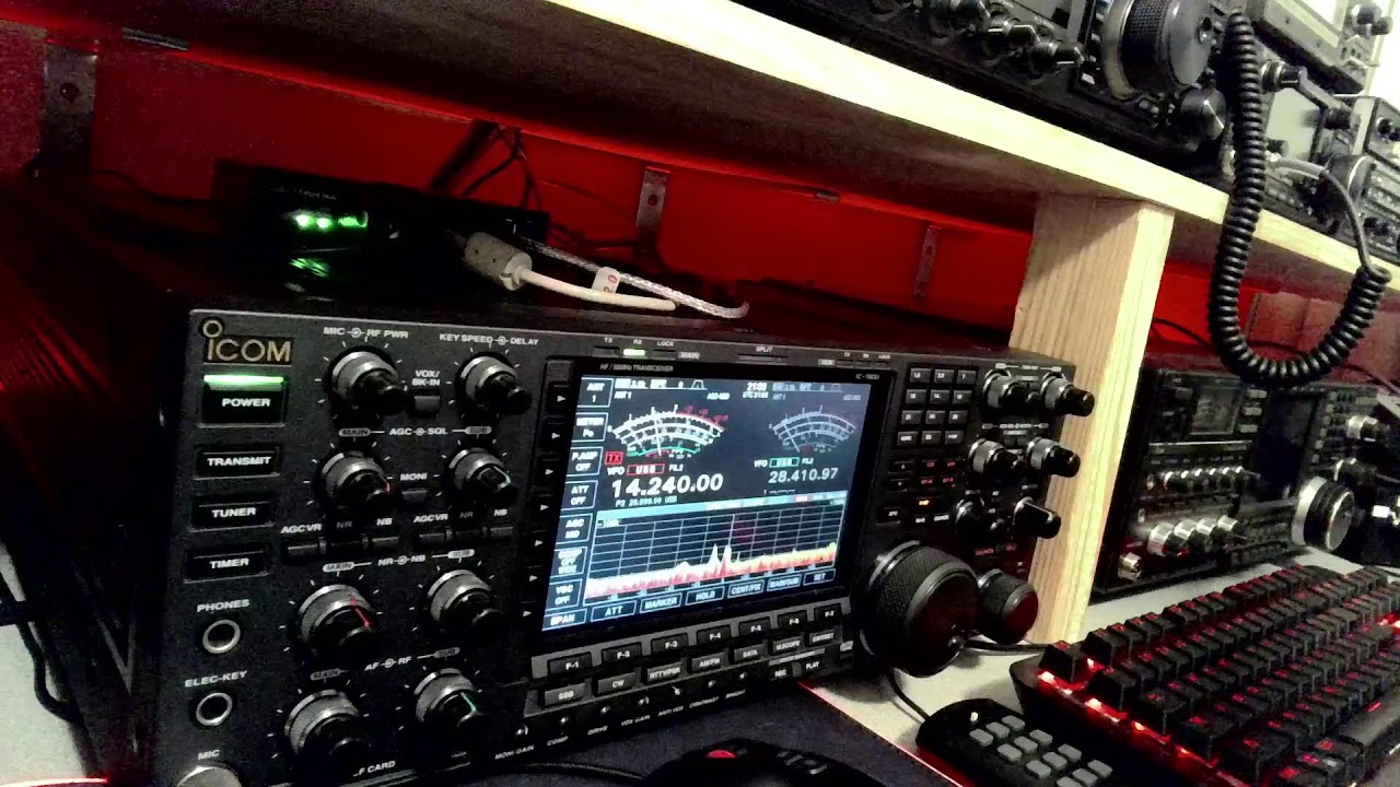 Ham Radio Icom IC 7851 Live from Miami, Fl.