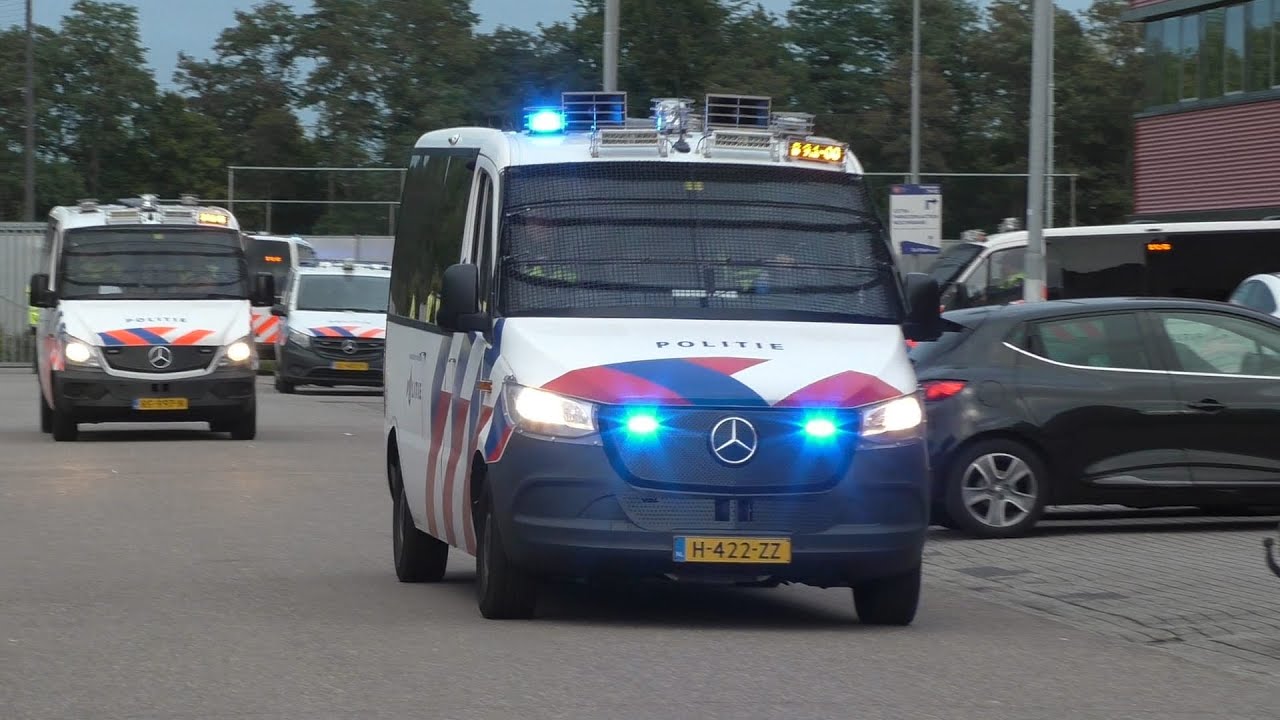 Rellen na voetbalwedstrijd FC Den Bosch - TOP Oss, Mobiele Eenheid met spoed ingezet