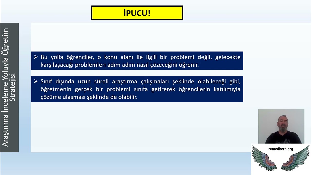 ÖYT220 - Araştırma İnceleme Yoluyla Öğretim Stratejisi