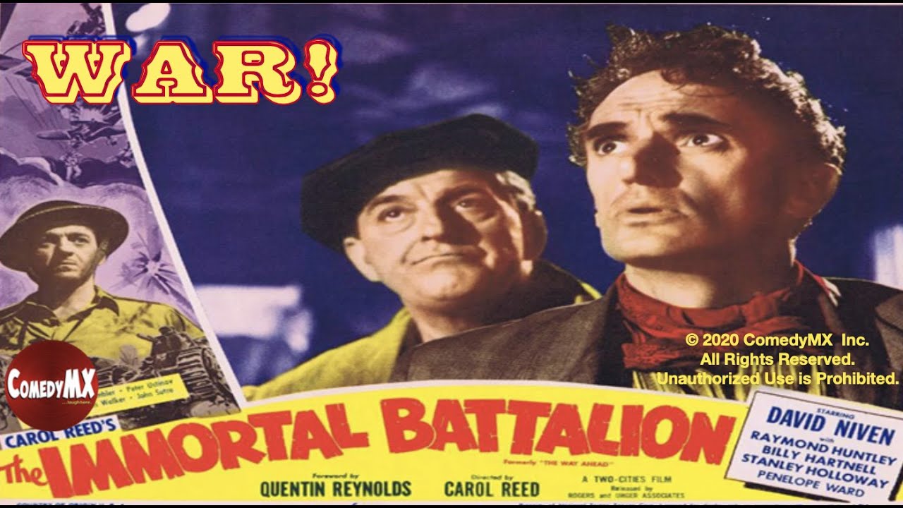 Immortal Battalion (1944) | Full Movie | David Niven | Stanley Holloway | James Donald