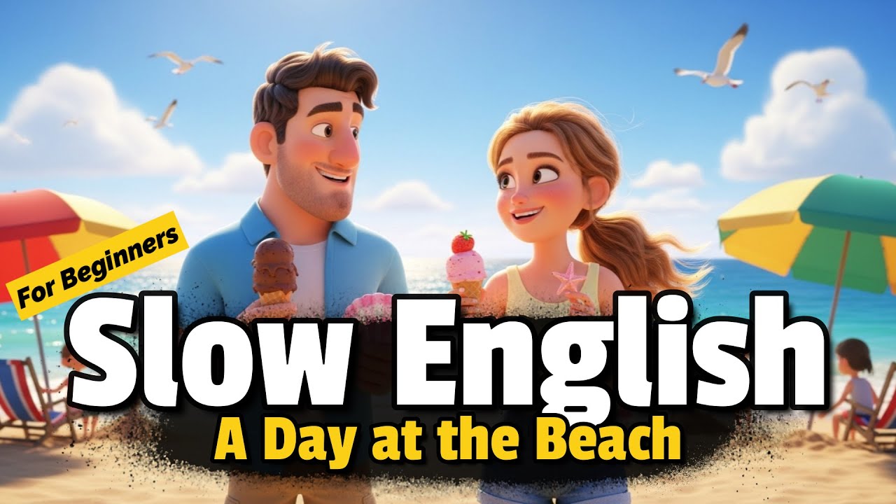 A Trip to the Beach | Easy English Listening Story for Beginners (A2 Level)