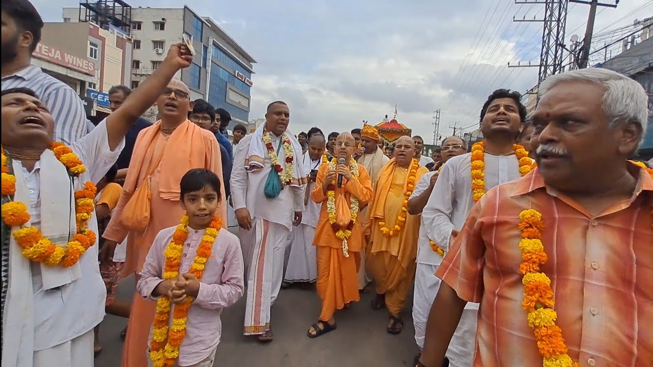 Lord Jagannath Ratha Yatra at ISKCON Miyapur, Hyderabad