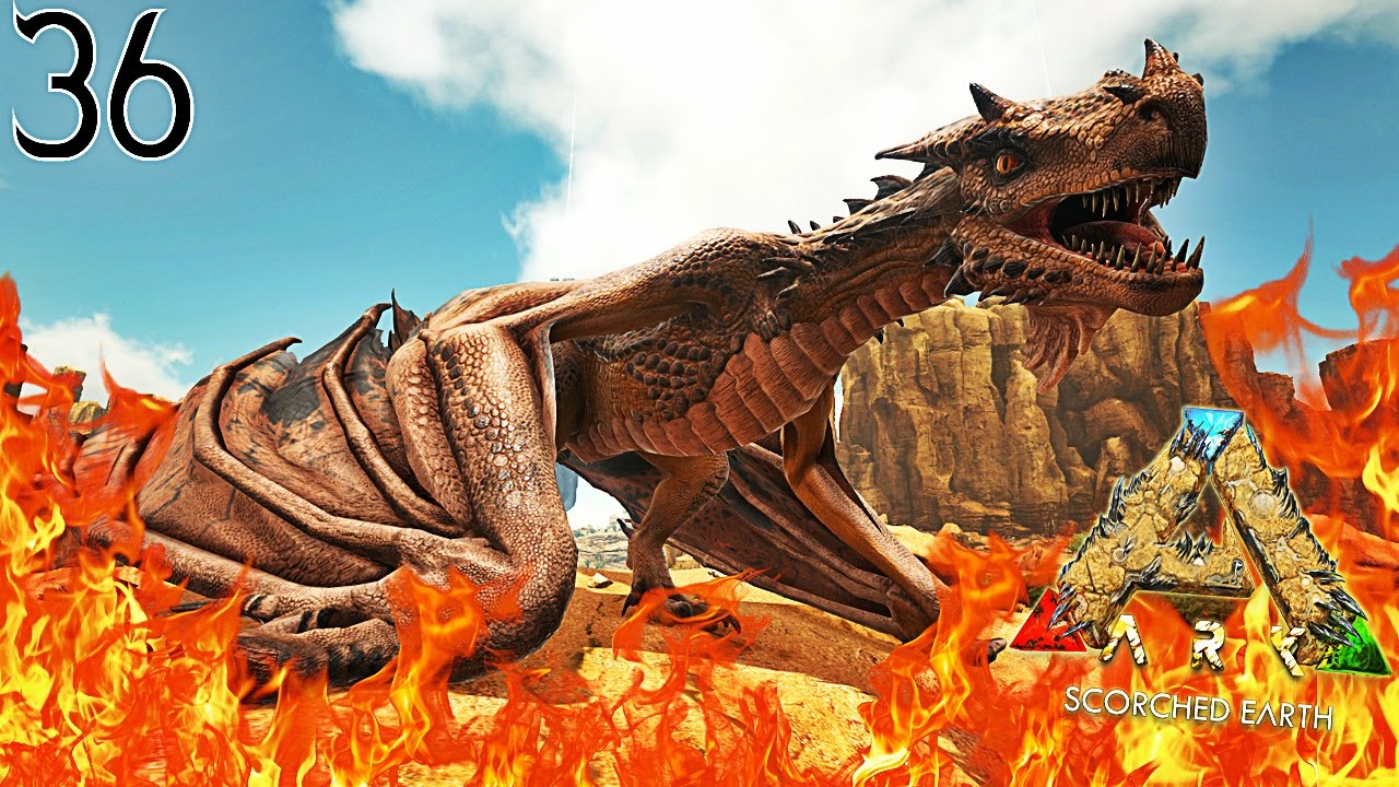 JE CHASSE DES DINOSAURES AVEC MON WYVERN ! | ARK: Scorched Earth ! #Ep36