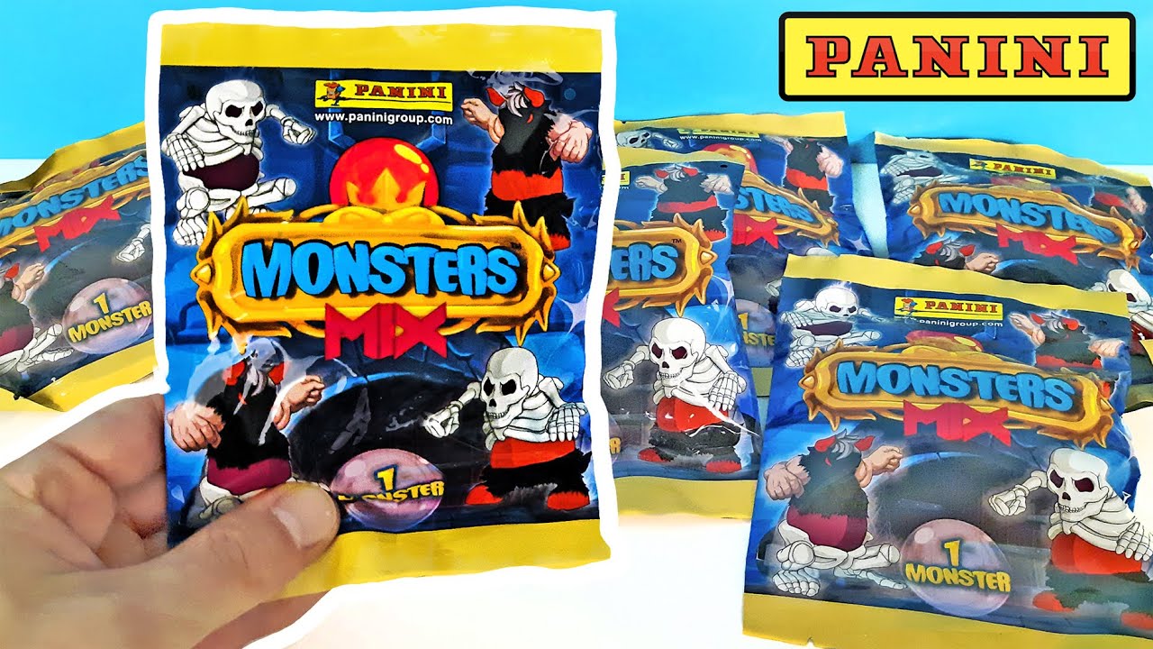 Сюрпризы в пакетиках MONSTERS MIX от PANINI! СТРАШНЫЕ и ОПАСНЫЕ ИГРУШКИ Surprise unboxing