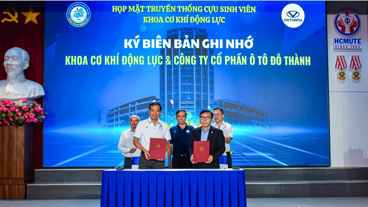 DOTHANH AUTO đồng h&agrave;nh c&ugrave;ng Khoa Cơ kh&iacute; Động lực Đại học C&ocirc;ng nghệ Kỹ thuật TP.HCM