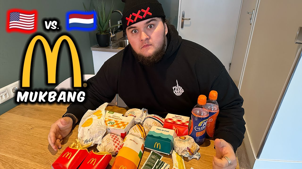 Амстердам против Макдоналдса в США: что лучше? | Mukbang