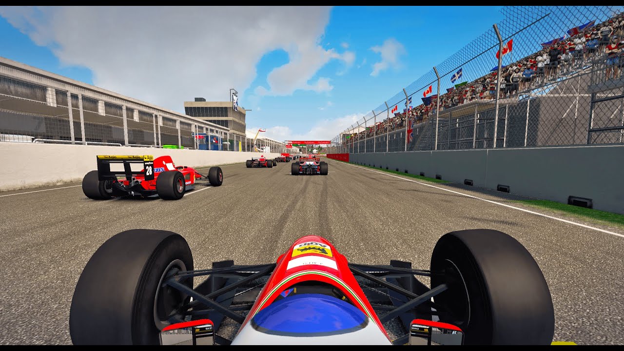 1992 Ferrari F92 A - Jean Alesi | Circuit Gilles Villeneuve | Legend AI | F1 2013 Gameplay