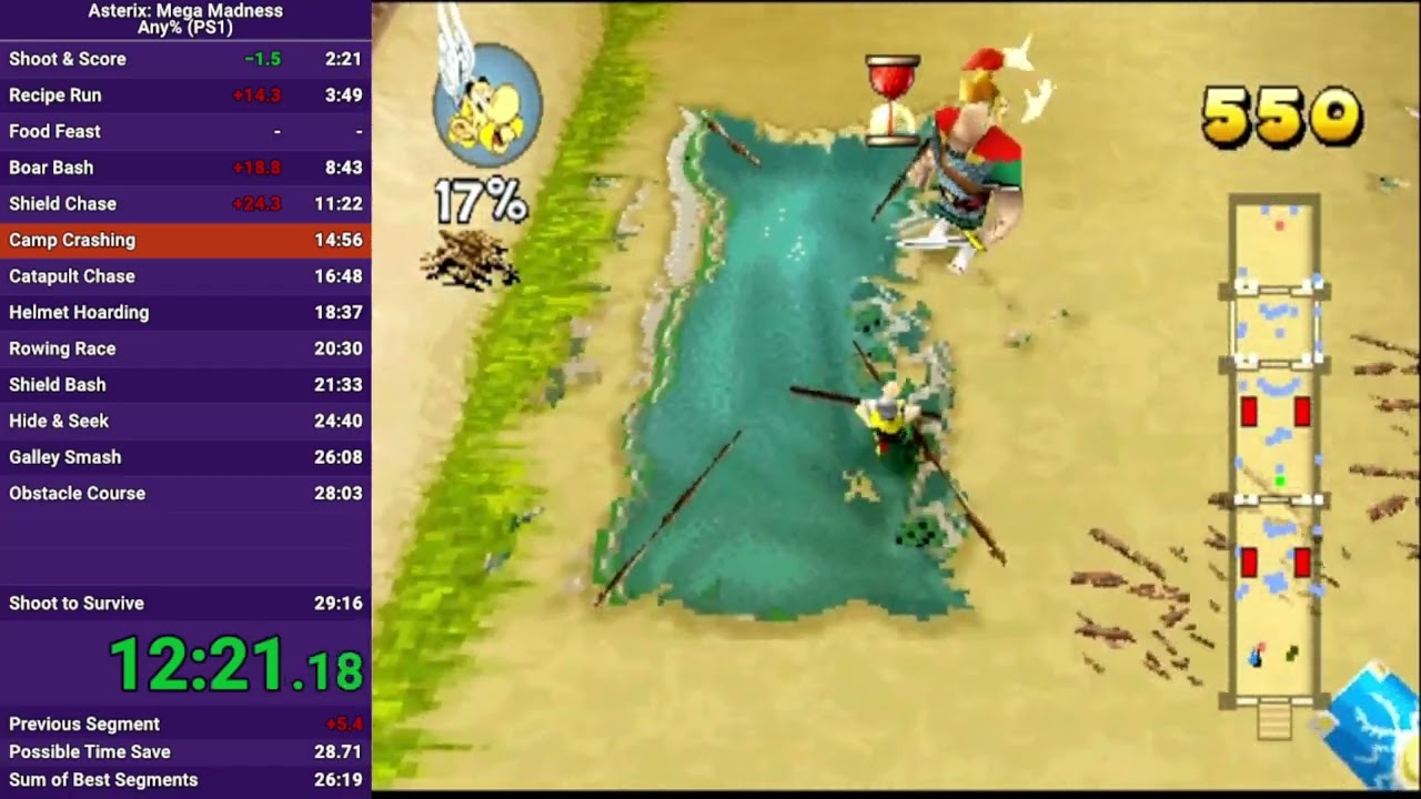 Asterix Mega Madness - Any% - PS1 - 28:03