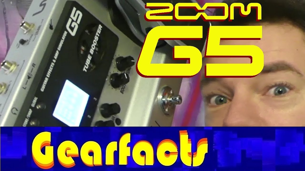The Zoom G5: Most diverse multi effects processor ever?