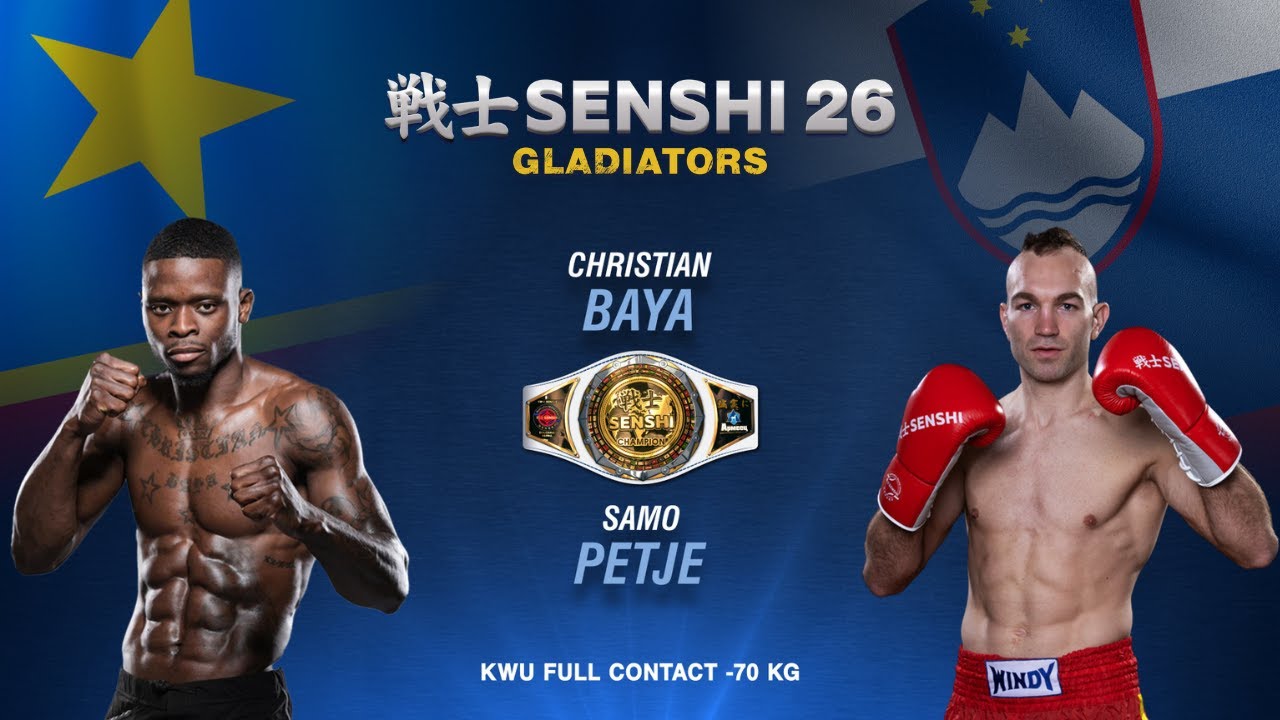 SENSHI 26 F #1: Christian Baya (DRC) vs  Samo Petje (Slovenia)