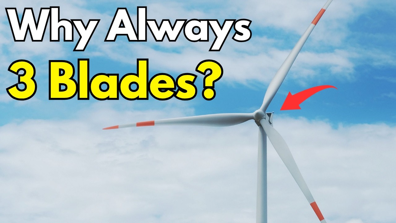 The Real Reason Wind Turbines Have 3 Blades