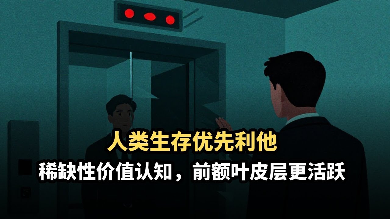 为什么我们总被权力逻辑控制？人类生存优先于利他，建立稀缺性价值认知激活前额叶