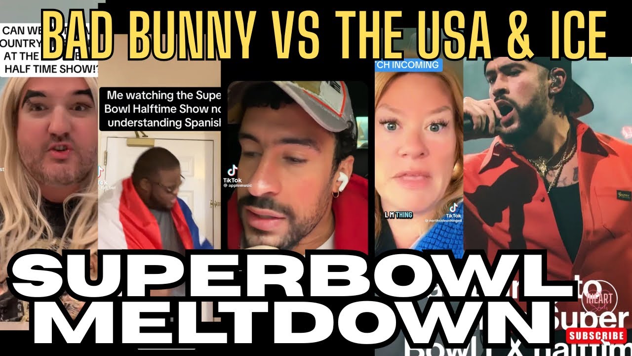 HALFTIME SHOW MELTDOWN with BAD BUNNY: Why don’t they want him performing??