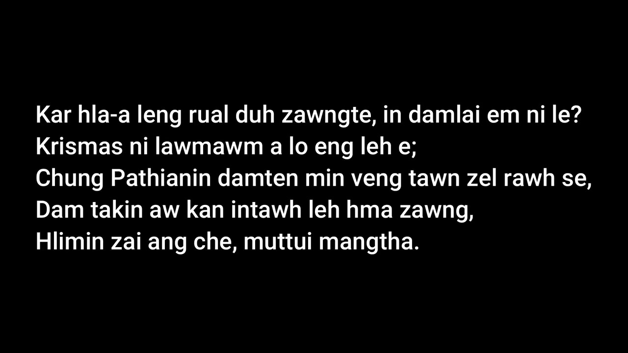 kumpui sul a lo vei chang hian (karoake)