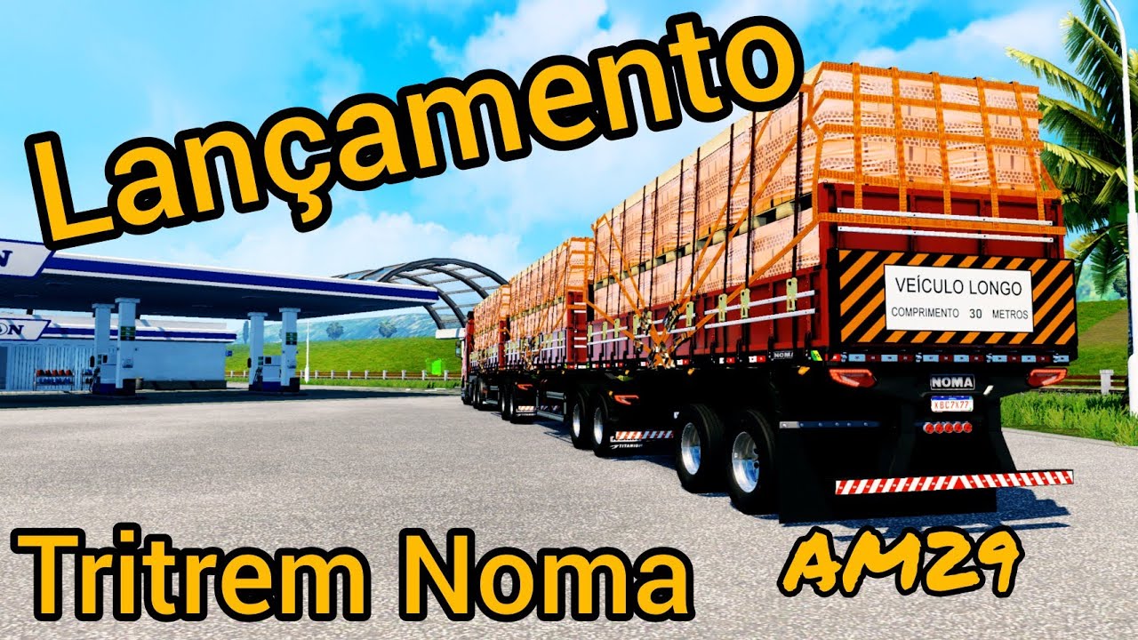 Lançamento  Bitrem e Tritrem Noma AM29 ETS2 1.41