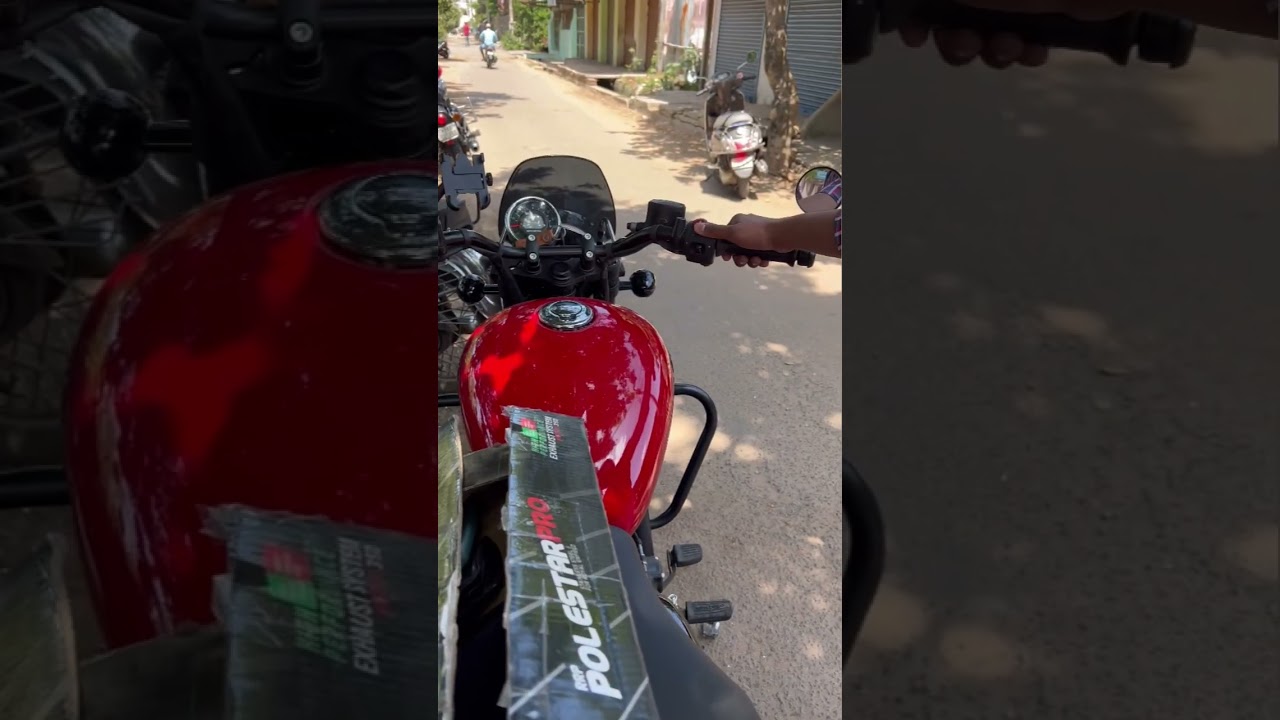 Exhaust note-Red Rooster installation for meteor350
