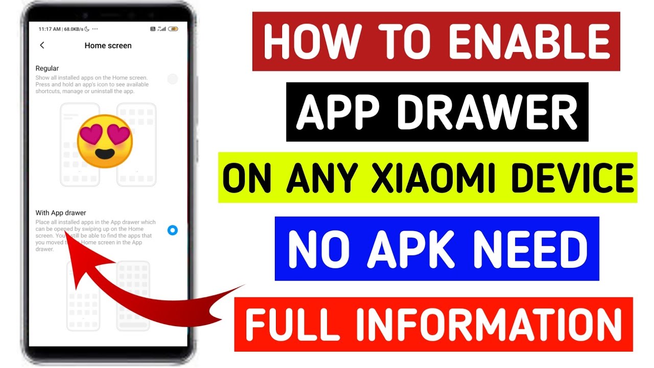 How to enable App Drawer 😍 on any Xiaomi device
