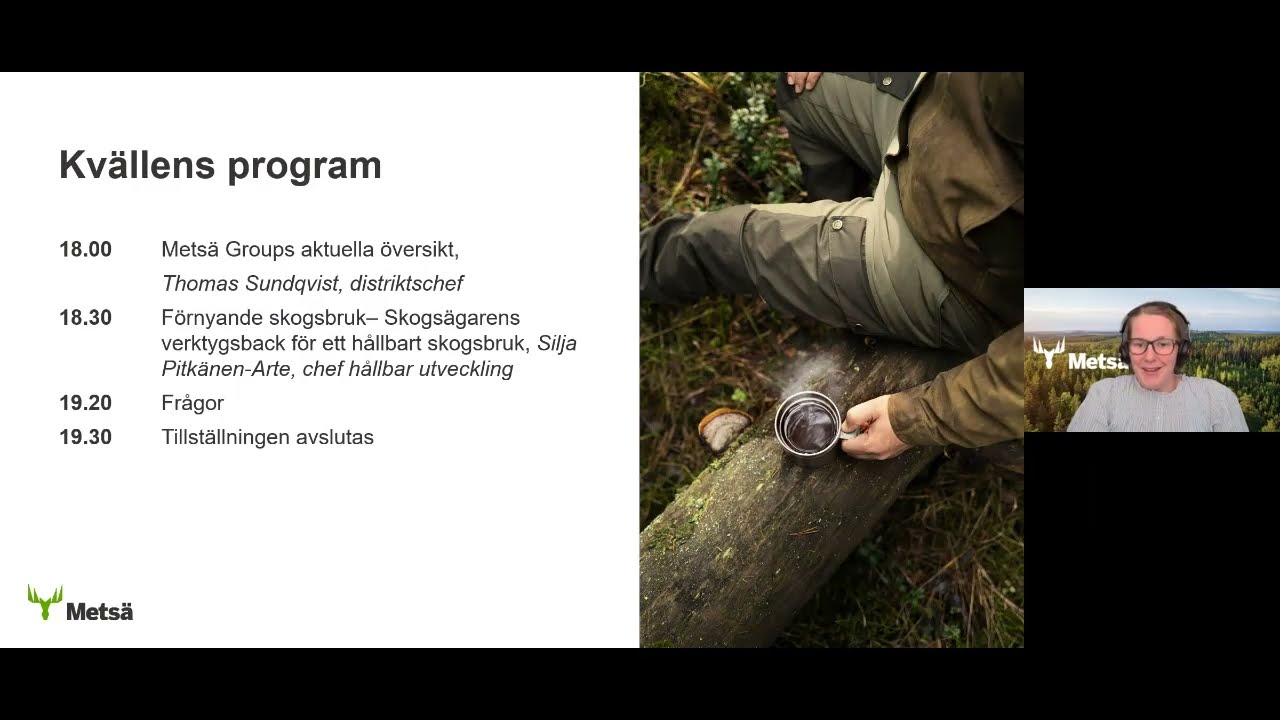 Metsä Groups skogs- och naturkväll 16.9.2025