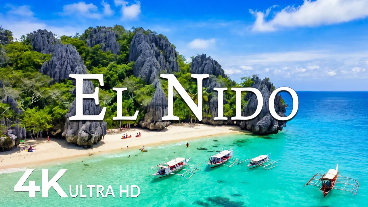 FLYING OVER EL NIDO (4K UHD) – Soothing Music Along With Beautiful Nature Video - 4K Video UHD #5